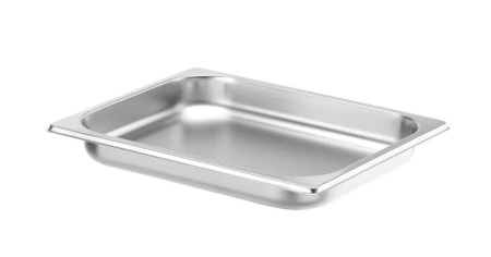HENDI Konteineris GN 1/2, Profi Line, 2 L, nerūdijančio plieno, 325x265x(H)40 mm 801444 | E-gastro