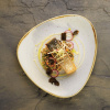 FINE DINE Trikampis dubuo Barley, kreminis, ø185 mm, 6 vnt. SWHSTRB71 | E-gastro