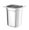 HENDI Konteineris GN 1/6, Kitchen Line, 3,4L, nerūdijantis plienas, 176x162x(H)200 mm 806654 | E-gastro