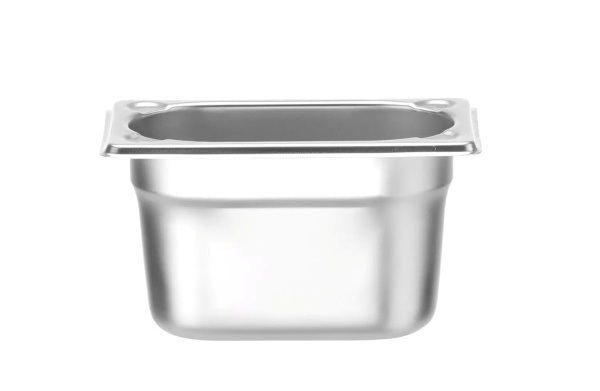 HENDI Konteineris GN 1/9, Kitchen Line, 1L, nerūdijantis plienas, 176x108x(H)100 mm 806739 | E-gastro