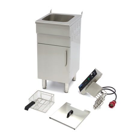 MAXIMA Gruzdintuvė 16L 1 krepšelis su išleidimo čiaupu ir spintele 400V