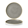 FINE DINE Lėkštė aukštu krašteliu Peppercorn, pilka, ø260 mm, 6 vnt. SPGSWP261 | E-gastro