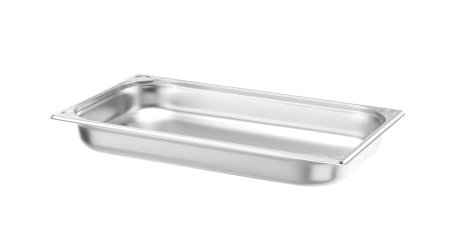 HENDI Konteineris GN 1/1, Kitchen Line, 9L, nerūdijantis plienas, 530x325x(H)65 mm 806128 | E-gastro