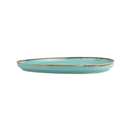 FINE DINE Trikampė lėkštė Laguna, melsva, ø270 mm, 6 vnt. 04ALM007015 | E-gastro