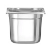 HENDI Konteineris GN 1/6, Profi Line, 2.4 L, nerūdijančio plieno, 176x162x(H)150 mm 801710 | E-gastro