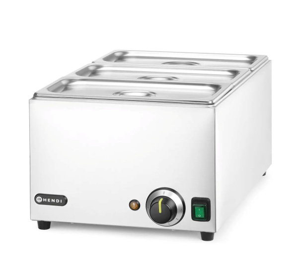 HENDI Rinkinys: marmitas RANGER + 3x GN 1/3 su dangčiu, GN 1/1, 590x332x(H)242mm 238967 | E-gastro