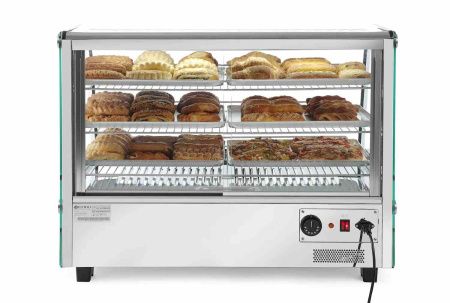 HENDI Stalinė šildymo vitrina, 160 litrų, 885x570x(H)680mm 233733 | E-gastro