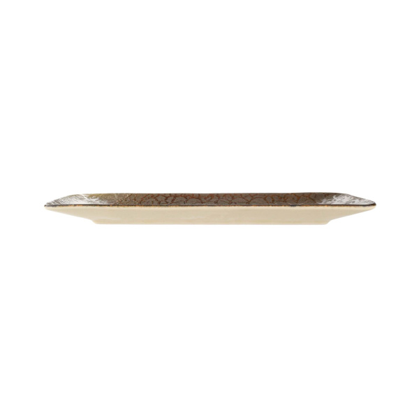FINE DINE Stačiakampė lėkštė Genesis, ruda, 280x150 mm, 6 vnt. 04SWA000029 | E-gastro