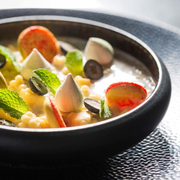 FINE DINE Azijietiška gili lėkštė  Moon, rudas, ø190 mm, 3 vnt. 781654 | E-gastro