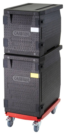 CAMBRO Termokonteineris Cam GoBox, pakrovimas iš priekio, GN 1/1, 86L, Juodas, 640x440x(H)625mm EPP400110 | E-gastro