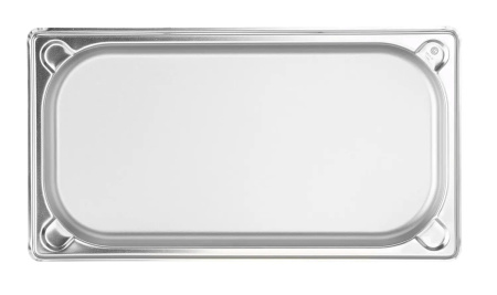 HENDI Konteineris GN 1/3, Kitchen Line, 0,6L, nerūdijantis plienas, 325x176x(H)20 mm 806401 | E-gastro