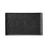 FINE DINE Stačiakampė lėkštė Crust, juoda, 295x148 mm, 3 vnt. 769836 | E-gastro