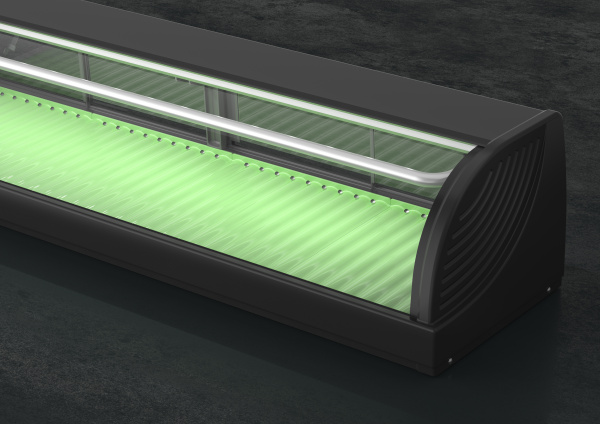 HOSHIZAKI Suši vitrina HNC-180BE-L-BLH su LED apšvietimu, 220-240V/150W, 72 l. HNC-180BE-L-BLH | E-gastro
