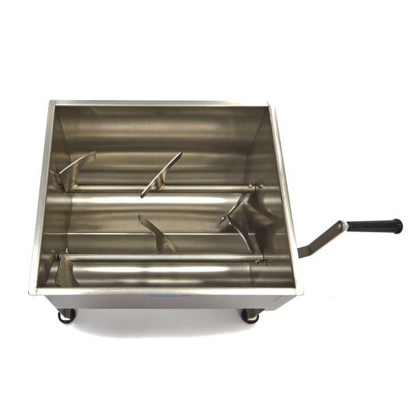 MAXIMA Mėsos maišyklė 40L 35kg dviguba ašis, rankinė 09368001 | E-gastro