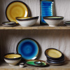 FINE DINE Plati lėkštė Lazur, mėlyna, ø207 mm, 3 vnt. 772829 | E-gastro