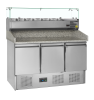 TEFCOLD Picos stalas su ingredientų vitrina PT1365 + VK33-140