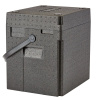 CAMBRO Termokonteineris Cam GoBox gėrimams, pakrovimas iš viršaus, 35L, Juodas, 420x335x(H)420mm EPPBEVBKST110 | E-gastro