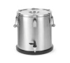 HENDI Termosas maisto transportavimui su čiaupu, 20L, Sidabro, ø330x(H)360mm 710227 | E-gastro