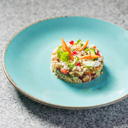 FINE DINE Gili lėkštė Laguna, melsva, ø260 mm, 6 vnt. 04ALM001501 | E-gastro