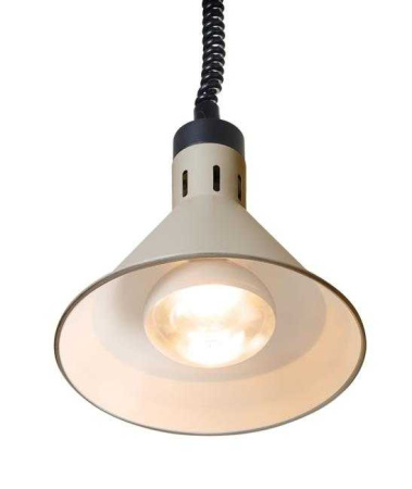 HENDI Aukštyn ir žemyn pakeliama šilumos lempa, kūginė, Smėlio spalvos, 230V/250W 273777 | E-gastro