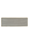 FINE DINE Stačiakampė lėkštė Peppercorn, pilka, 320x110 mm, 6 vnt. SPGSOF331 | E-gastro