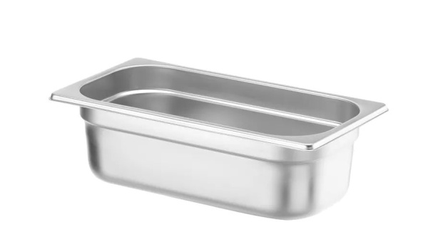 HENDI Konteineris GN 1/3, Profi Line, 4 L, nerūdijančio plieno, 325x176x(H)100 mm 801529 | E-gastro