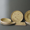 FINE DINE Stačiakampė lėkštė Olive, žalia, 300x200mm, 6 vnt. 778029 | E-gastro