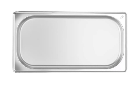 HENDI Konteineris GN 1/3, Budget Line, 0,8L, nerūdijantis plienas, 325x176x(H)20mm 800409 | E-gastro