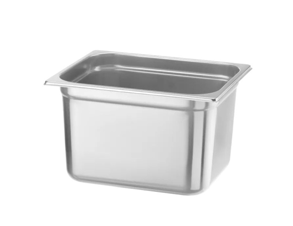 HENDI Konteineris GN 1/2, Profi Line, 12.5 L, nerūdijančio plieno, 325x265x(H)200 mm 801406 | E-gastro