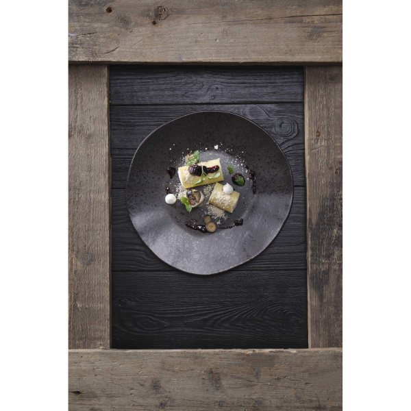 FINE DINE Dubuo Ironstone, juodas, ø140 mm, 6 vnt. 04SWA000129 | E-gastro