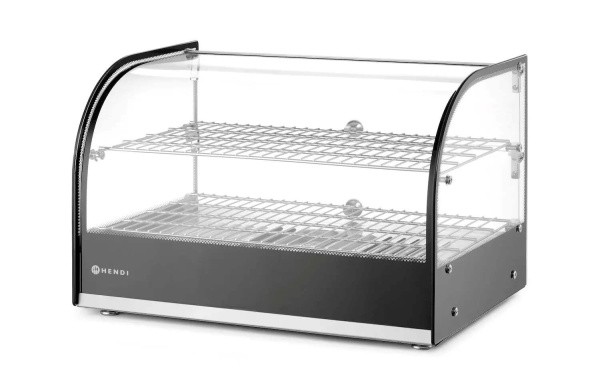HENDI Stalinė šildymo vitrina, 2-ų lygių, 554x376x(H)432 273999 | E-gastro