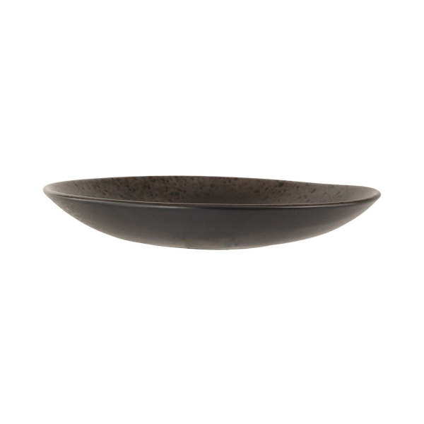 FINE DINE Gili lėkštė Ironstone, juoda, ø280 mm, 6 vnt. 04SWA000073 | E-gastro