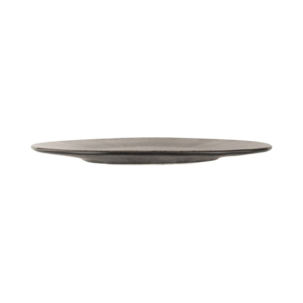 FINE DINE Lėkštė Ironstone, juoda, ø300 mm, 6 vnt. 04SWA000033 | E-gastro