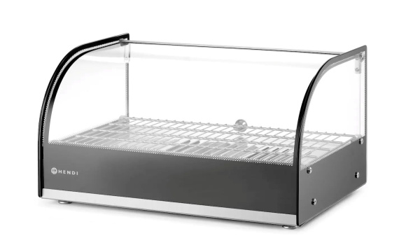 HENDI Šildymo vitrina, vieno lygio, Juoda, 554x376x(H)311mm 273982 | E-gastro
