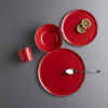FINE DINE Lėkštė Magma, raudona, ø200 mm, 6 vnt. 04ALM005306 | E-gastro