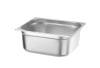 HENDI Konteineris GN 2/3, Budget Line, 13L, nerūdijantis plienas, 354x325x(H)150mm 800249 | E-gastro
