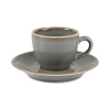 FINE DINE Espresso puodelio lėkštė Stone, tamsiai pilka, ø120 mm, 6 vnt. 04ALM002492 | E-gastro
