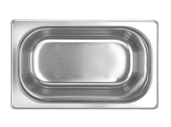HENDI Konteineris GN 1/4, Profi Line, 5.5 L, nerūdijančio plieno, 265x162x(H)200 mm 801604 | E-gastro