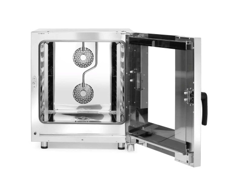 HENDI Konvekcinė garinė krosnis 6x GN 1/1, elektrinė, elektromechaninis valdymas, 730x784x(H)850mm