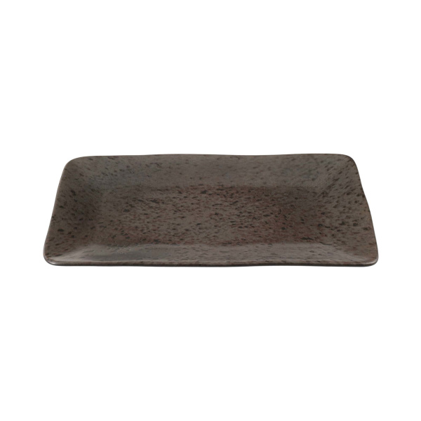 FINE DINE Stačiakampė lėkštė Ironstone, juoda, 150x280 mm, 6 vnt. 04SWA000025 | E-gastro