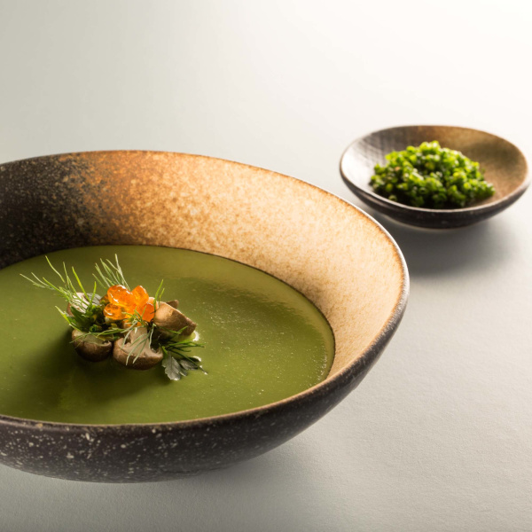 FINE DINE Azijietiškas dubuo Moon, rudas, ø203 mm, 2 vnt. 781678 | E-gastro