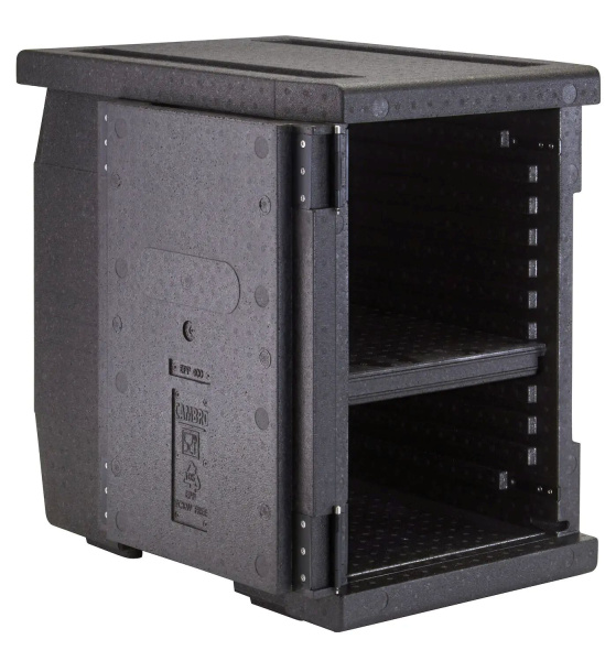 CAMBRO Termokonteineris Cam GoBox, pakrovimas iš priekio, GN 1/1, 86L, Juodas, 640x440x(H)625mm EPP400110 | E-gastro
