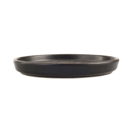 FINE DINE Lėkštė aukštu krašteliu Ironstone, juoda, ø300 mm, 6 vnt. 04SWA000017 | E-gastro