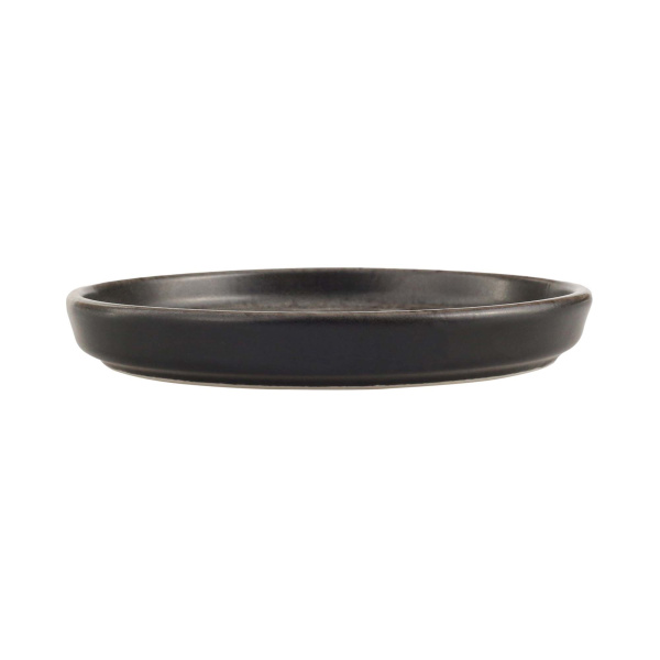 FINE DINE Lėkštė aukštu krašteliu Ironstone, juoda, ø300 mm, 6 vnt. 04SWA000017 | E-gastro