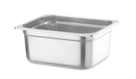 HENDI Konteineris GN 1/2, Profi Line, 9.5 L, nerūdijančio plieno, 325x265x(H)150 mm 801413 | E-gastro