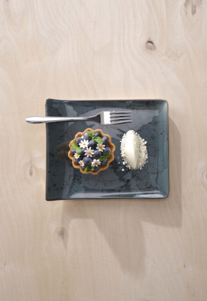 FINE DINE Stačiakampė lėkštė Arando, pilka, 300x200mm, 6 vnt. 778654 | E-gastro