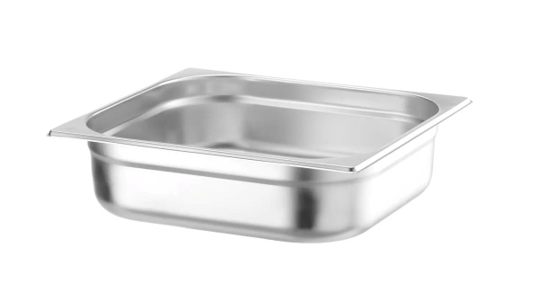 HENDI Konteineris GN 2/3, Budget Line, 9L, nerūdijantis plienas, 354x325x(H)100mm 800232 | E-gastro