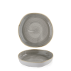 FINE DINE Lėkštė aukštu krašteliu Peppercorn, pilka, ø230 mm, 6 vnt. SPGSWOB21 | E-gastro