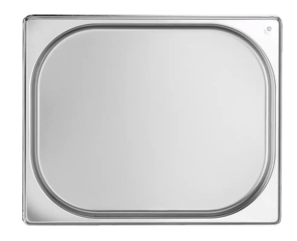 HENDI Konteineris GN 1/2, Budget Line, 1L, nerūdijantis plienas, 325x265x(H)20 mm 800300 | E-gastro