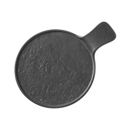 FINE DINE Serviravimo lėkštė Crust, juoda, 3 vnt. 779392 | E-gastro